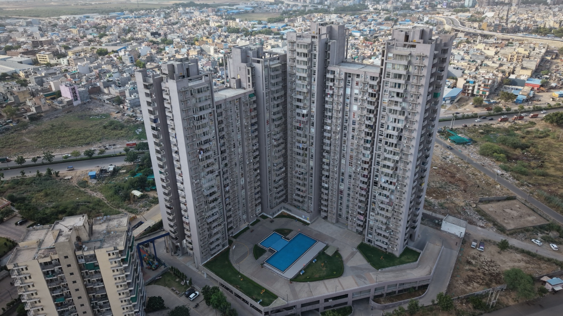 Villas in the Sky — aerial view